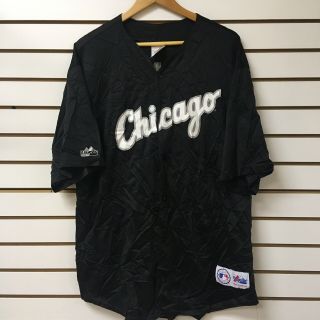 Vintage Chicago White Sox Frank Thomas Baseball Jersey Size 2xl Majestic