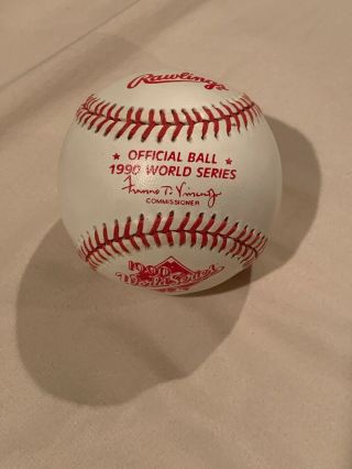 Rawlings 1990 World Series Official Mlb Baseball Cincinnati Reds Oakland A’s