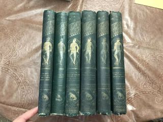 Vintage The Of Charles Dickens 6 Volume Set Illustrated Collier 