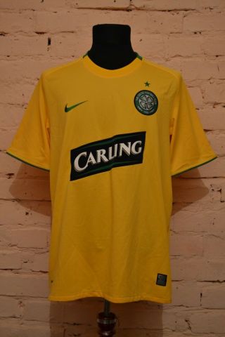 Vintage Celtic Away Football Shirt 2008/2009 Soccer Jersey Trikot Scotland Nike