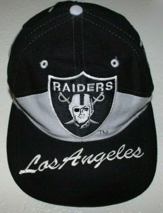 Vintage NFL Football Los Angeles Raider Snap Back Hat Throwback by Drew Pearson 2