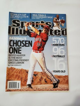 Bryce Harper 1st Cover Rare Sports Illustrated 2009 No Label