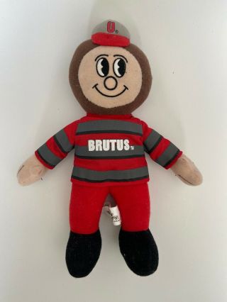 Ohio State Osu Brutus Buckeye Plush Stuffed Mascot 11 " College Pride Toy Factory