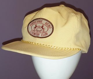 Horseshoe Bend Country Club Vintage Golf Hat Cap W/ Embroidered Patch Logo