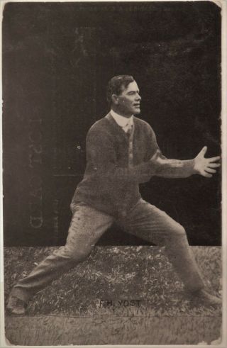 1907 Fielding Yost University Of Michigan Football Dietsche Postcard