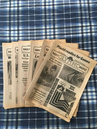 Lake Placid 1980 Winter Olympics Daily Newspaper