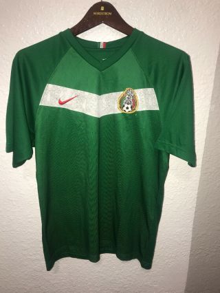 Mens Rare Medium Nike 2003 Mexico National Green World Cup Soccer Jersey Small