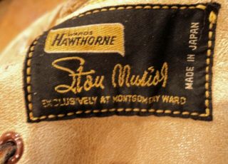 Stan Musial Hawthorne mid size vintage leather model 60 - 21220 Catchers Mitt GUC 3