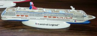 Carnival Cruise Ship - Resin Model " Legend " Souvenir Boat