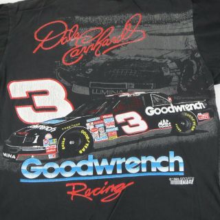 Dale Earnhardt - Goodwrench Racing - Vintage 1993 All Over Print T Shirt - L