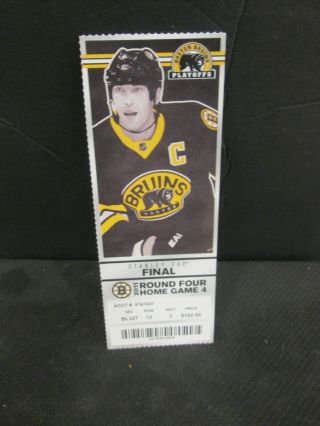 Nhl - Boston Bruins Stanley Cup 2011 Final Game4 Round 4 - Full Ticket