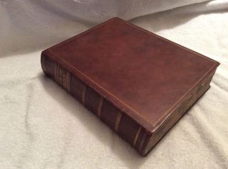 The Life Of Christ By Rev.  J.  Fleetwood Leather Bound C.  1850