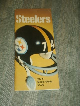 Pittsburgh Steelers 1974 Media Guide