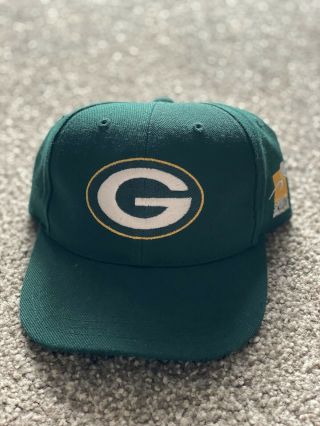 Vintage 90s Green Bay Packers Plain Logo Sports Specialties Snapback Hat Nfl