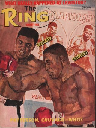 Cassius Clay Muhammad Ali Floyd Patterson The Ring August 1965 051018dbx
