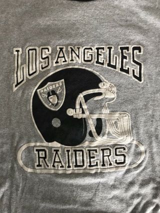 Vintage Los Angeles Raiders T Shirt Sz Xl Screen Stars