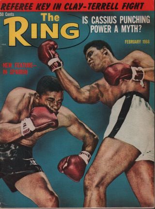 Cassius Clay Muhammad Ali Ernie Terrell The Ring February 1966 051018dbx