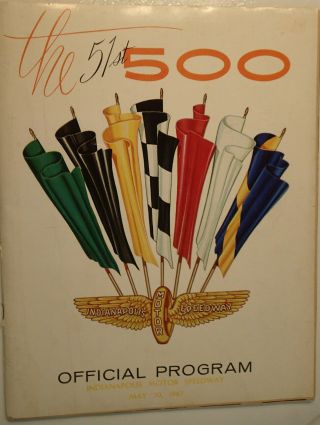 1967 Official Program Of The 51st Indianapolis 500