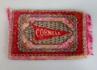 Vintage Cornell University Pennant Flag Tobacco Premium Felt Mini Carpet - 55640