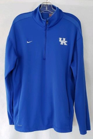 University Of Kentucky Nike Golf Pullover Half Zip Dri - Fit Men 