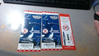 2/ 2004 World Series Ticket Game 7.  Boston Red Sox & Parking Pass
