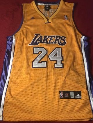 Los Angeles Lakers Kobe Bryant Swingman Jersey Men’s Xl Purple/yellow