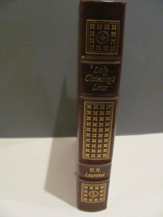 Lady Chatterly ' s Lover by D.  H Lawrence Easton Press Classic Red Leather & Gold 2