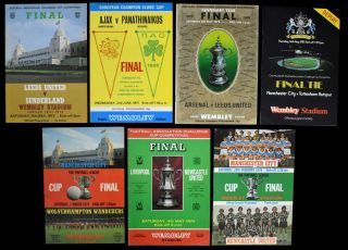 1950s - 70s Fa Cup Final Wembley Liverpool Football Soccer Programme Programs (11)
