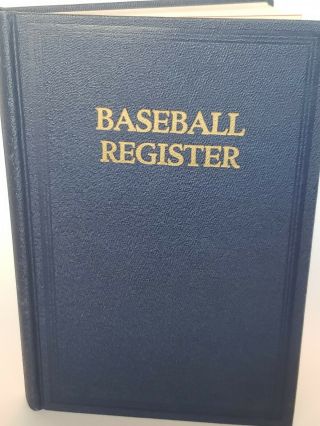 Baseball Register 1949 Hardback