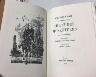 THREE MUSKETEERS Alexandre Dumas,  Folio Society,  2001 w/ slipcase 2