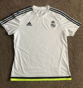 Adidas Real Madrid “hala Madrid” Jersey Adult Xl Football Soccer Futbol Adizero