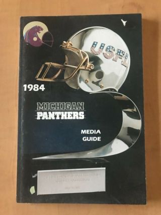 1984 Usfl Michigan Panthers Media Guide Steve Spurrier,  1983 Novo Bojovic Auto