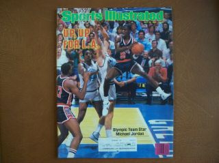 Michael Jordan - Usa Olympic Team - Sports Illustrated July 23,  1984 Nrmt.