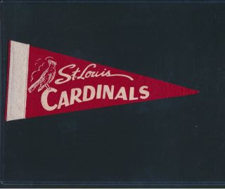 1950 St.  Louis Cardinals Baseball Mini Pennant Flag 3.  5x8.  5 M116
