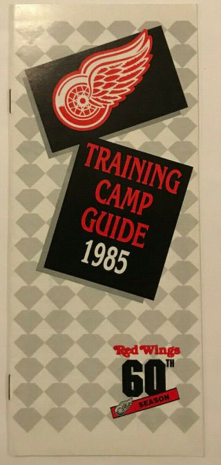 Detroit Red Wings Training Camp Guide 1985