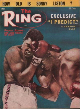 Cassius Clay Muhammad Ali Sonny Liston The Ring May 1964 051018dbx