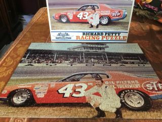 Vintage 1973 Richard Petty Racing Puzzle Nascar International Complete
