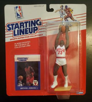 Kenner - Starting Lineup - 1988 - Michael Jordan - Star Collectible - Nib