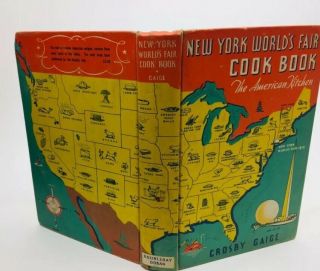 1939 York World’s Fair Official Cook Book Jam Packed Recipes Doubleday 1st