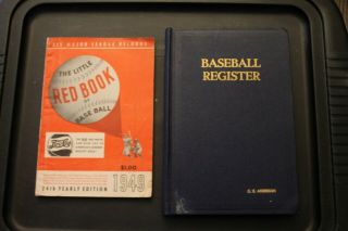 1949 Baseball Register And Little Red Book Of Baseball