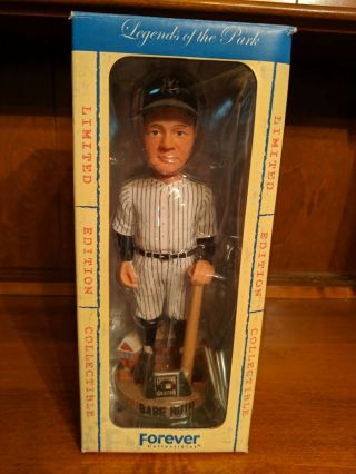 Babe Ruth Yankees Bobblehead Forever Collectibles Legends Of The Park