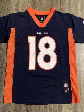 Youth Denver Broncos Peyton Manning M (10 - 12) Jersey Navy Nfl Team Apparel Bin K