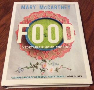 Mary Mccartney Signed Food Vegetarian Home Cooking Book The Beatles Paul Linda
