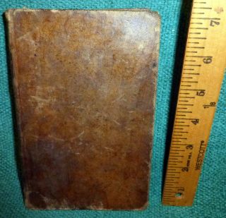 Rare 1834 Leather Book - History Of North & South America By Richard Snowden