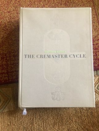 The Cremaster Cycle Matthew Barney 2002 Hc W/dj Guggenheim Great Art Book