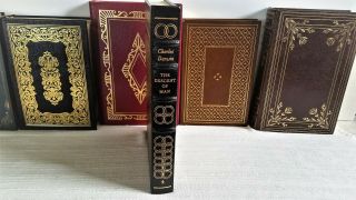 THE DESCENT OF MAN BY CHARLES DARWIN THE EASTON PRESS VG,  100 GREATEST LEATHER 2
