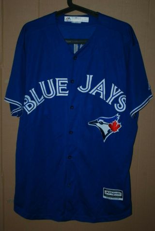 Josh Donaldson 20 Toronto Blue Jays Majestic Baseball Jersey Size L