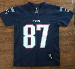 Rob Gronkowski England Patriots Nfl Players Jersey 87 (youth Small)