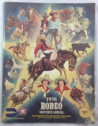 1976 Fort Worth Texas Stock Show & Rodeo Expo Program