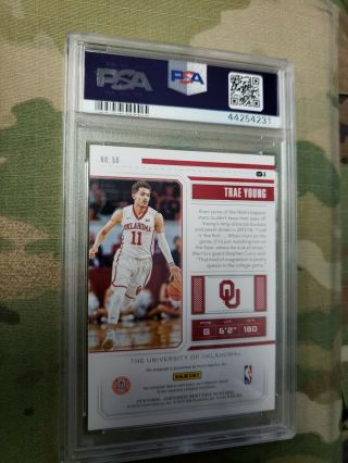 2018 Contenders Draft Trae Young Auto Cracked Ice /23 BGS PSA 10 2